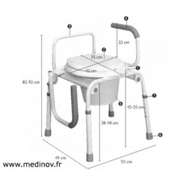 Dimensions cadre de toilette IZZO