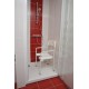 Chaise de douche pliable Tobago