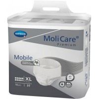 Molicare Premium Mobile 10 gouttes XLarge - Tour de taille 130 * 170 cm