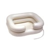 Cuvette gonflable pour shampoing au lit