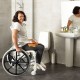 Chaise de douche grande roue Clean