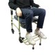 Fauteuil de toilettes mobile Sardaigne