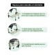 Fauteuil de toilettes mobile Sardaigne
