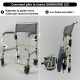 Fauteuil de toilettes mobile Sardaigne